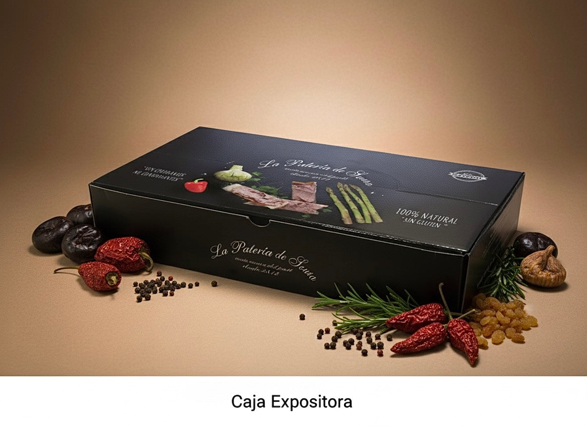 Caja de Paté Ibérico Rústico a las tres Pimientas 100% natural (caja 35 uds.) – 1,50€/ud. SIN GLUTEN.