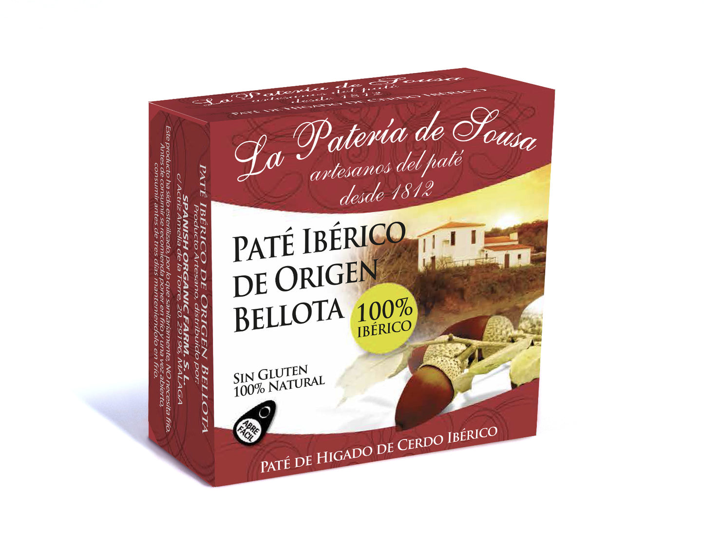 Caja surtida de Patés Ibéricos 100% Naturales (caja 35 uds.) – 1,50€/ud. SIN GLUTEN.