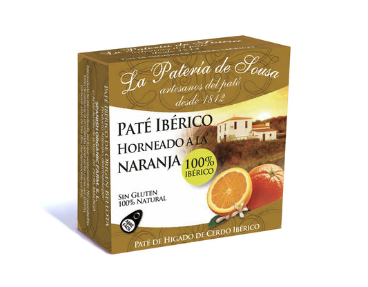 Paté Ibérico Horneado a la Naranja 100% natural (caja 35 uds.) – 1,50€/ud.